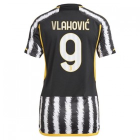 Juventus 2023-24 Vlahovic 9 Dame Hjemmedrakt Kortermet
